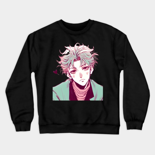 Anime Wonderland: Whimsical Art Prints Featuring Manga-Inspired Designs for Otaku Bliss! Crewneck Sweatshirt by insaneLEDP